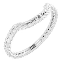 Charger l'image dans la galerie, Sterling Silver Band for 10 mm Cushion Ring
