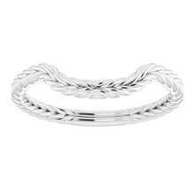 Charger l'image dans la galerie, Sterling Silver Band for 10 mm Cushion Ring

