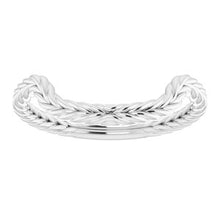 Charger l'image dans la galerie, Sterling Silver Band for 15 mm Cushion Ring
