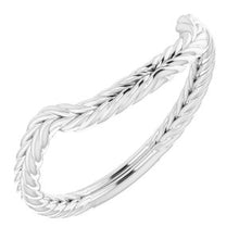 Charger l'image dans la galerie, Sterling Silver Band for 13 mm Cushion Ring
