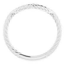 Charger l'image dans la galerie, Sterling Silver Band for 13 mm Cushion Ring
