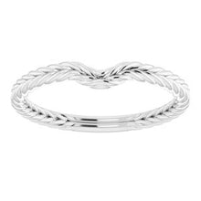 Charger l'image dans la galerie, Sterling Silver Band for 6x3.5 mm Marquise Ring
