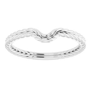 Sterling Silver Band for 7x3.5 mm Marquise Ring
