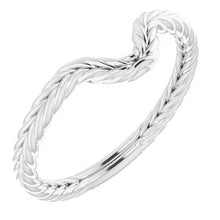 Load image into Gallery viewer, Sterling Silver Band for 9x6 mm Pear Ring

