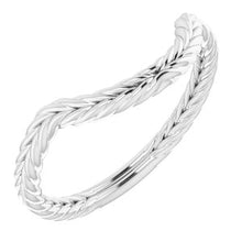 Charger l'image dans la galerie, Sterling Silver Band for 12 mm Round Ring
