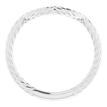 Charger l&#39;image dans la galerie, Sterling Silver Band for 11 mm Cushion Ring
