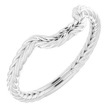 Charger l'image dans la galerie, Sterling Silver Band for 10x8 mm Emerald Ring
