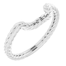 Charger l'image dans la galerie, Sterling Silver Band for 11x9 mm Emerald Ring
