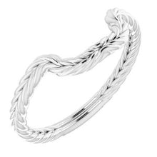 Load image into Gallery viewer, Sterling Silver Band for 12x10 mm Emerald Ring
