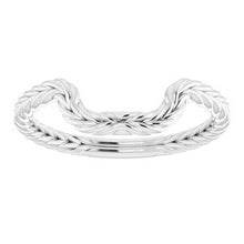 Load image into Gallery viewer, Sterling Silver Band for 12x10 mm Emerald Ring
