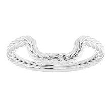 Load image into Gallery viewer, Sterling Silver Band for 14x10 mm Emerald Ring
