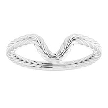Charger l'image dans la galerie, Sterling Silver Band for 12x6 mm Marquise Ring
