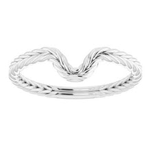 Charger l'image dans la galerie, Sterling Silver Band for 10x5 mm Marquise Ring
