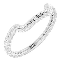 Load image into Gallery viewer, Sterling Silver Band for 10 mm Square Ring
