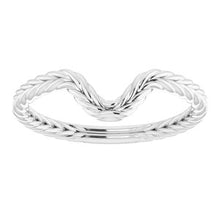 Charger l'image dans la galerie, Sterling Silver Band for 10x7 mm Pear Ring

