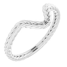 Charger l'image dans la galerie, Sterling Silver Band for 12x8 mm Pear Ring
