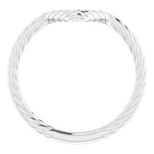 Charger l'image dans la galerie, Sterling Silver Band for 12x8 mm Pear Ring
