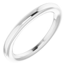 Charger l'image dans la galerie, Sterling Silver Band for 5.2 mm Round Ring
