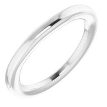 Charger l'image dans la galerie, Sterling Silver Band for 6 mm Round Ring
