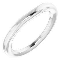 Charger l'image dans la galerie, Sterling Silver Band for 6.5 mm Round Ring

