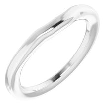 Charger l'image dans la galerie, Sterling Silver Band for 7 mm Round Ring
