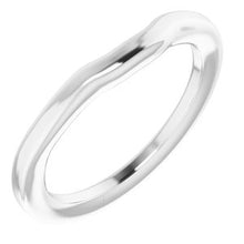 Charger l'image dans la galerie, Sterling Silver Band for 7.4 mm Round Ring
