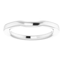 Charger l'image dans la galerie, Sterling Silver Band for 7.4 mm Round Ring
