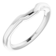 Charger l'image dans la galerie, Sterling Silver Band for 8.8 mm Round Ring
