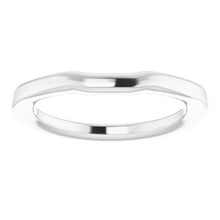 Charger l'image dans la galerie, Sterling Silver Band for 7 mm Cushion Ring
