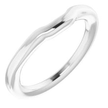 Charger l'image dans la galerie, Sterling Silver Band for 8 mm Cushion Ring
