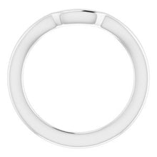 Charger l'image dans la galerie, Sterling Silver Band for 9 mm Cushion Ring
