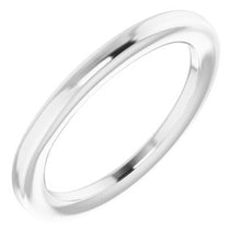 Charger l'image dans la galerie, Sterling Silver Band for 7x5 mm Oval Ring
