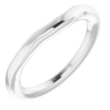 Charger l'image dans la galerie, Sterling Silver Band for 9x7 mm Oval Ring
