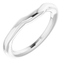 Charger l'image dans la galerie, Sterling Silver Band for 10x8 mm Oval Ring
