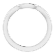 Charger l'image dans la galerie, Sterling Silver Band for 10x8 mm Oval Ring
