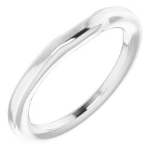 Charger l'image dans la galerie, Sterling Silver Band for 6x4 mm Emerald Ring
