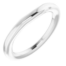 Charger l'image dans la galerie, Sterling Silver Band for 7x5 mm Emerald Ring
