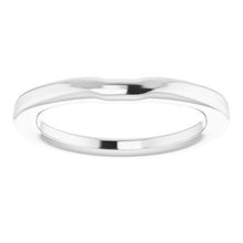 Charger l'image dans la galerie, Sterling Silver Band for 4 mm Square Ring
