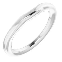 Charger l'image dans la galerie, Sterling Silver Band for 5 mm Square Ring
