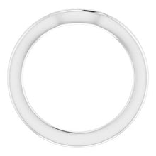 Charger l'image dans la galerie, Sterling Silver Band for 6 mm Square Ring
