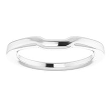 Charger l'image dans la galerie, Sterling Silver Band for 7 mm Square Ring
