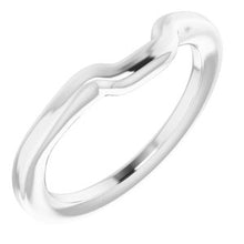 Charger l'image dans la galerie, Sterling Silver Band for 9 mm Square Ring
