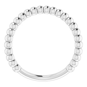 Sterling Silver Band for 5.2 mm Round Ring