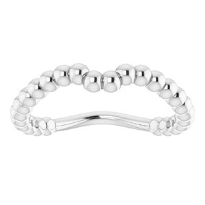 Sterling Silver Band for 7.4 mm Round Ring