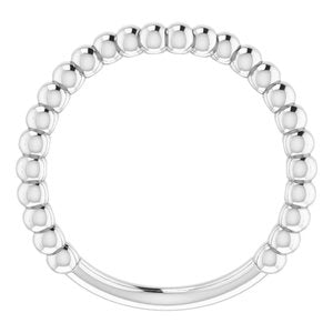 Sterling Silver Band for 8 mm Cushion Ring