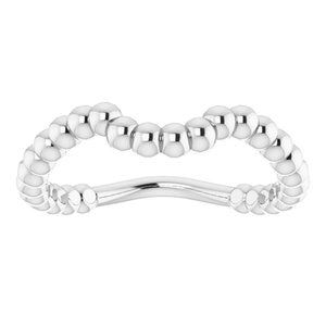 Sterling Silver Band for 10 mm Cushion Ring