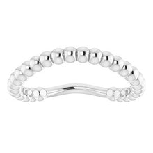 Load image into Gallery viewer, Sterling Silver Band for 5 mm Asscher Ring
