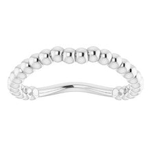 Load image into Gallery viewer, Sterling Silver Band for 6 mm Asscher Ring

