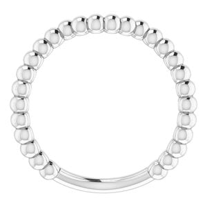Sterling Silver Band for 8 mm Asscher Ring