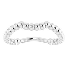Load image into Gallery viewer, Sterling Silver Band for 8 mm Asscher Ring
